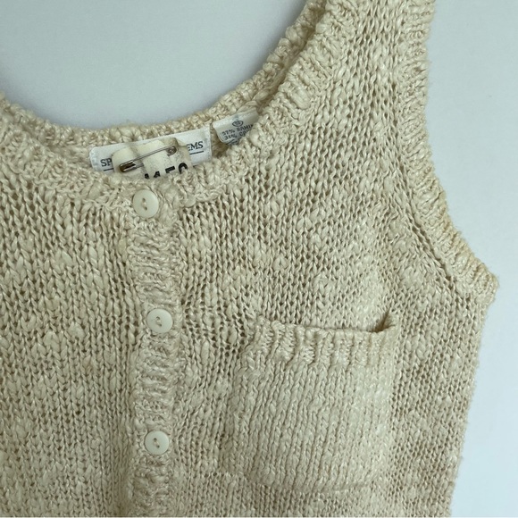 Cream Knit Vest Tank - Picture 3 of 3